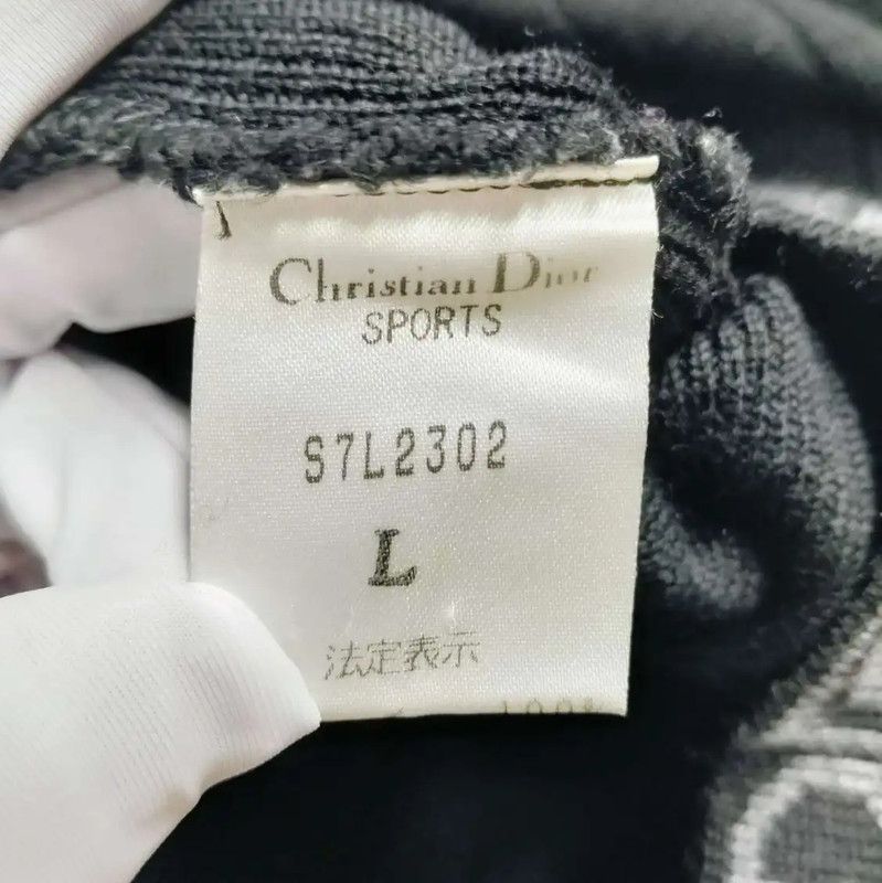 Dior Dior Black Wool Pullover Sweater for Women 0089 Size L / US 10 / IT 46 - 4 Thumbnail