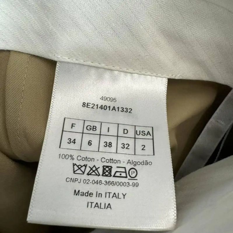 Dior Dior Khaki Women's Cotton Shorts 0089 Size 23" - 4 Thumbnail