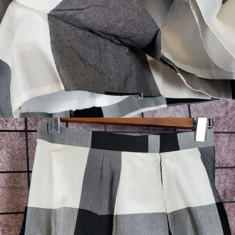 Dior Dior Summer Cotton Plaid Casual Pants 0089 Size 27" / US 4 / IT 40 - 8 Thumbnail