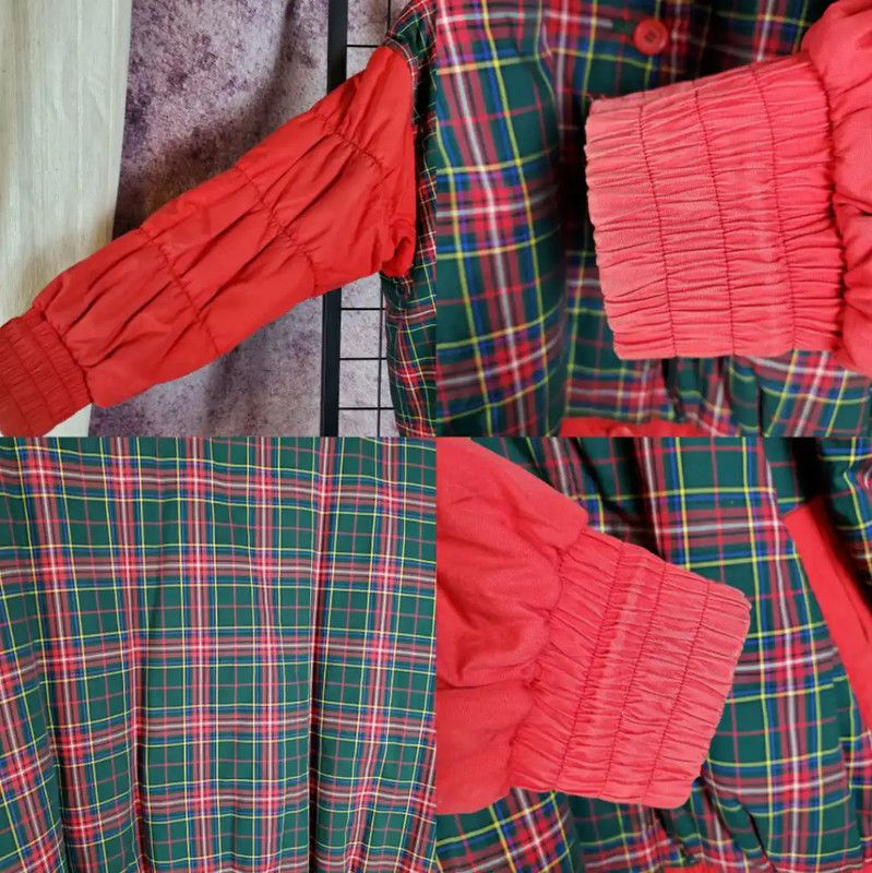 Dior Dior Red Checkered Cotton Short Jacket 0089 Size M / US 6-8 / IT 42-44 - 6 Thumbnail