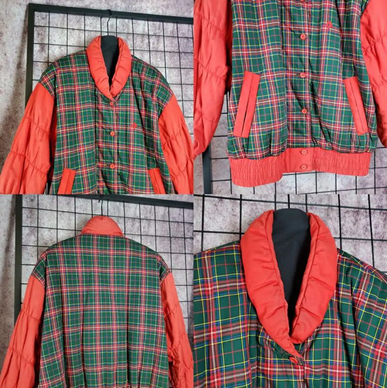 Dior Dior Red Checkered Cotton Short Jacket 0089 Size M / US 6-8 / IT 42-44 - 3 Thumbnail