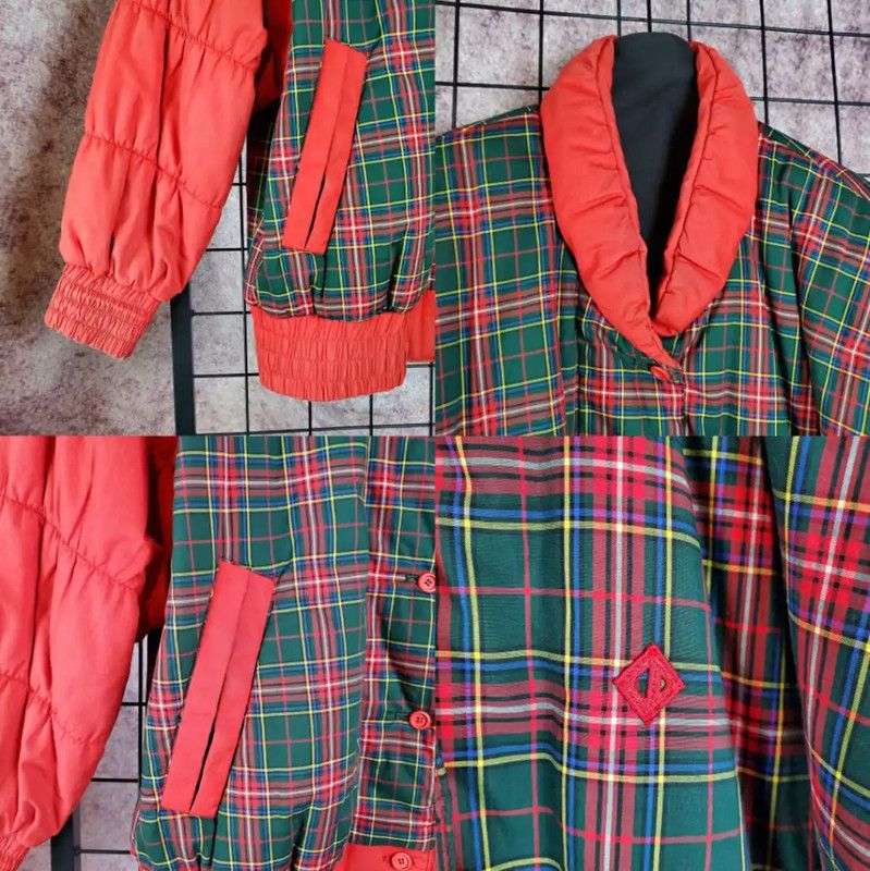 Dior Dior Red Checkered Cotton Short Jacket 0089 Size M / US 6-8 / IT 42-44 - 5 Thumbnail
