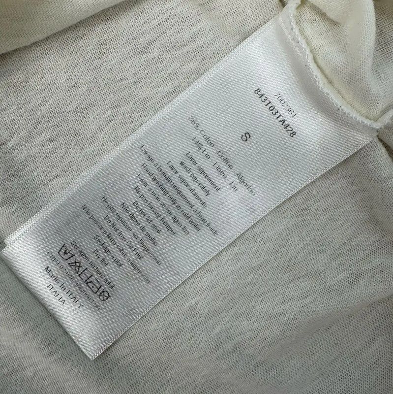 Dior Dior Feminist White Cotton T-Shirt 0089 Size S / US 4 / IT 40 - 8 Thumbnail
