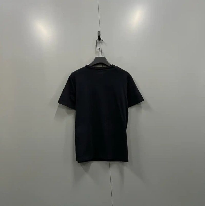 Dior Dior Black Cotton Short Sleeve T-Shirt 0089 Size S / US 4 / IT 40 - 2 Thumbnail