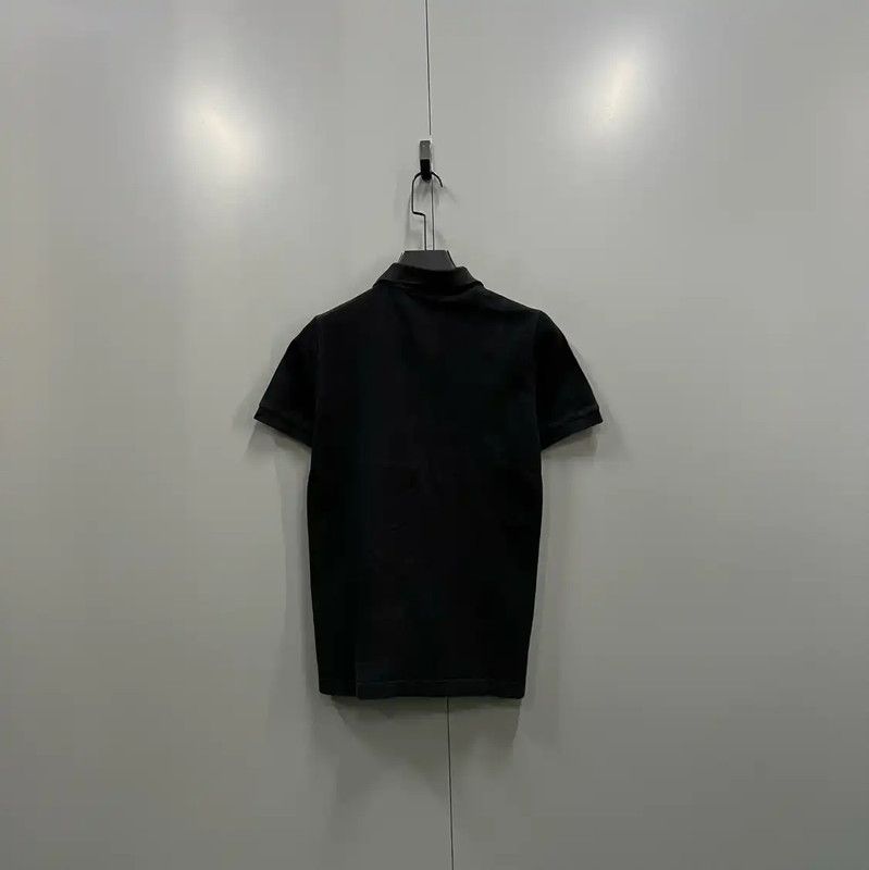 Dior Dior Black Cotton Short Sleeve Polo 0089 Size XS / US 0-2 / IT 36-38 - 3 Thumbnail