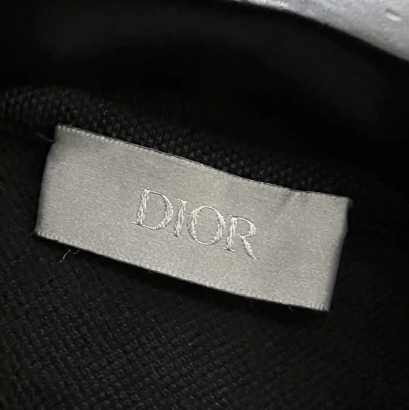 Dior Dior Black Cotton Short Sleeve Polo 0089 Size XS / US 0-2 / IT 36-38 - 2 Thumbnail