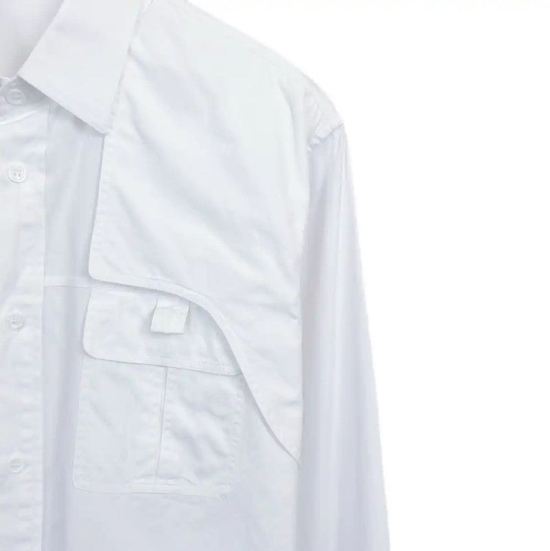 Dior Dior Long Sleeve White Cotton Shirt 0089 Size M / US 6-8 / IT 42-44 - 3 Thumbnail