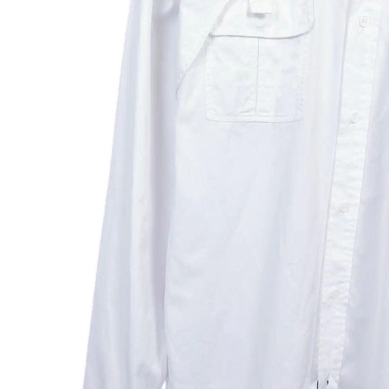 Dior Dior Long Sleeve White Cotton Shirt 0089 Size M / US 6-8 / IT 42-44 - 4 Thumbnail