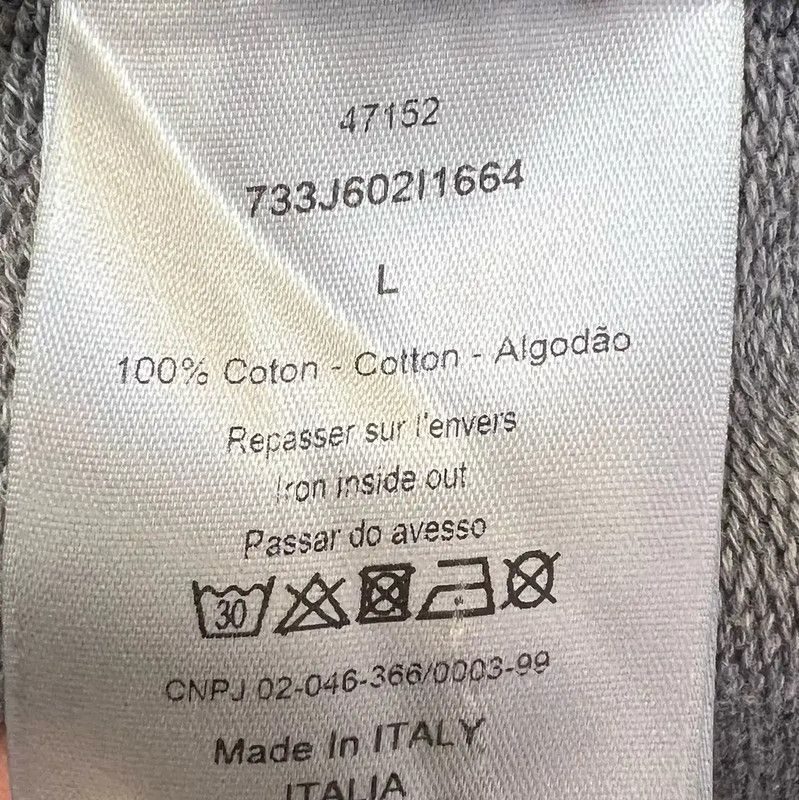 Dior Dior Gray Long Sleeve Sweatshirt for Women 0089 Size L / US 10 / IT 46 - 7 Thumbnail