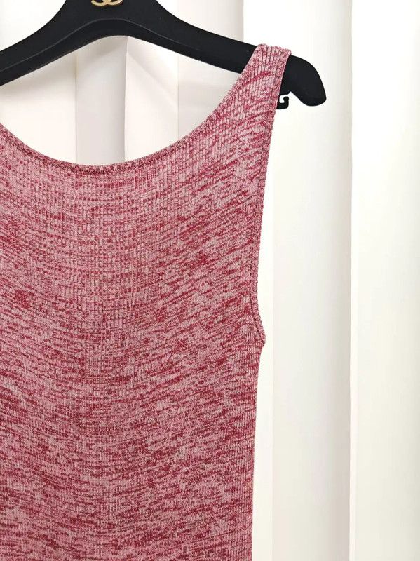 Dior Dior Red Bodycon Midi Dress for Women 0089 Size XS / US 0-2 / IT 36-38 - 7 Thumbnail