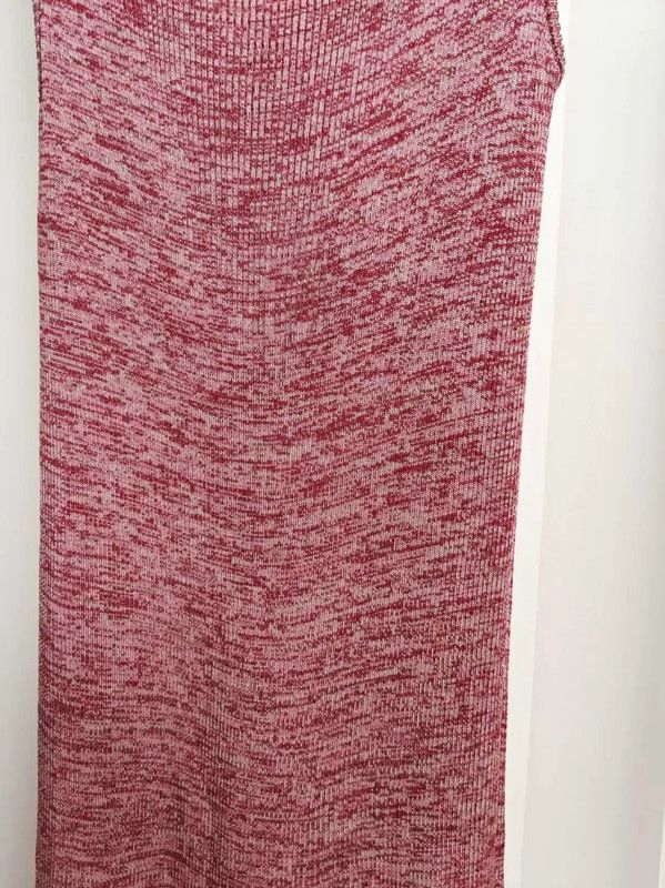 Dior Dior Red Bodycon Midi Dress for Women 0089 Size XS / US 0-2 / IT 36-38 - 9 Thumbnail
