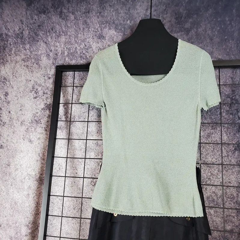 Dior Dior Green Women's Top in Size S 0089 Size S / US 4 / IT 40 - 3 Thumbnail