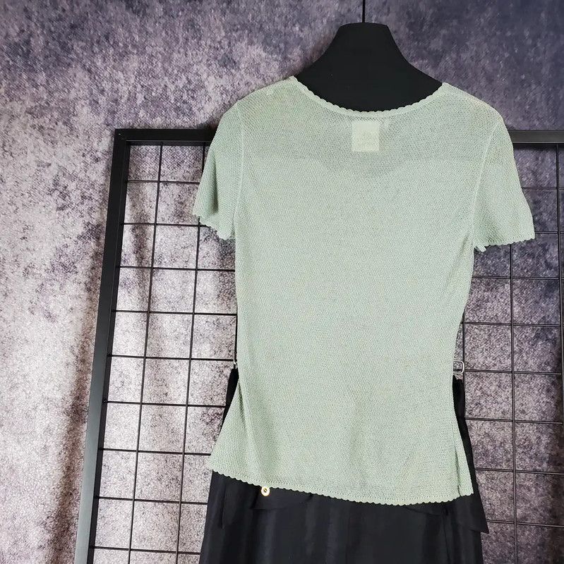 Dior Dior Green Women's Top in Size S 0089 Size S / US 4 / IT 40 - 7 Thumbnail