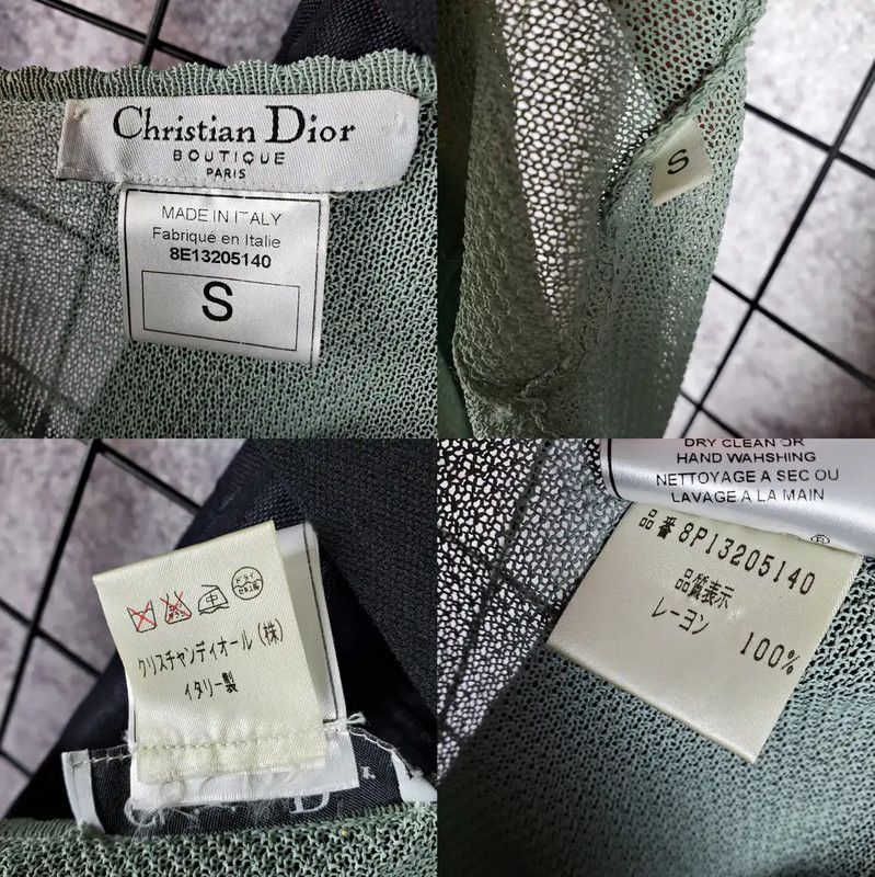 Dior Dior Green Women's Top in Size S 0089 Size S / US 4 / IT 40 - 10 Thumbnail