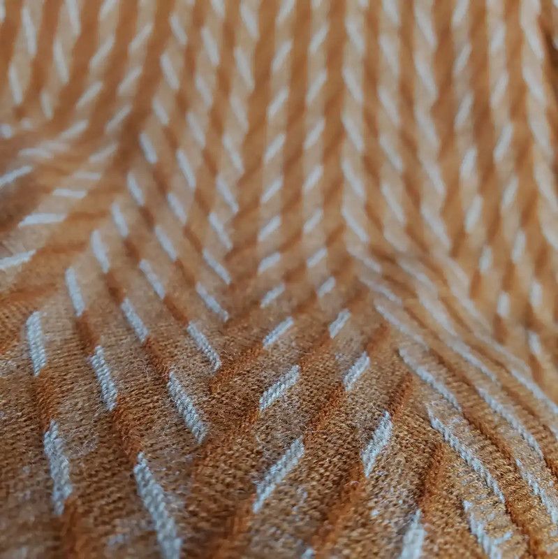 Dior Dior Orange Wool Embroidered Midi Skirt 0089 Size 23" - 10 Thumbnail