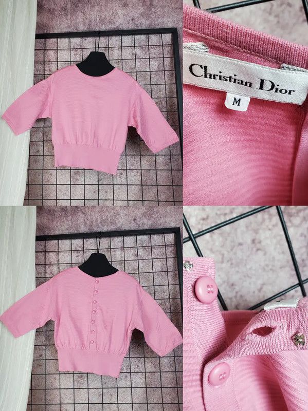 Dior Dior Pink Short Sleeve T-shirt 0089 Size M / US 6-8 / IT 42-44 - 2 Thumbnail