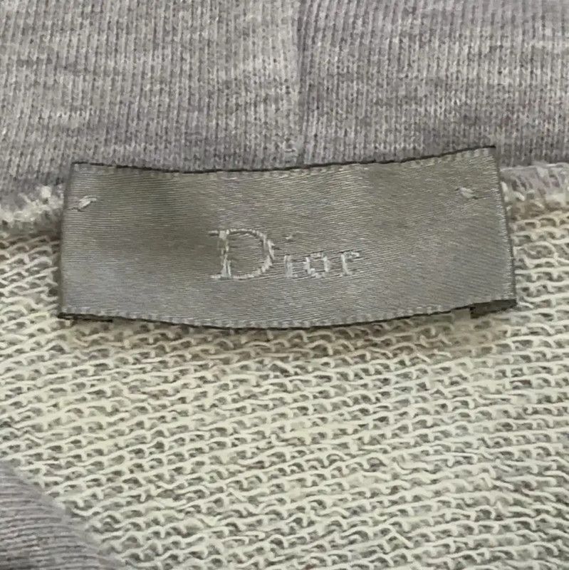 Dior Dior Gray Cotton Long Sleeve Hoodie 0089 Size S / US 4 / IT 40 - 5 Thumbnail