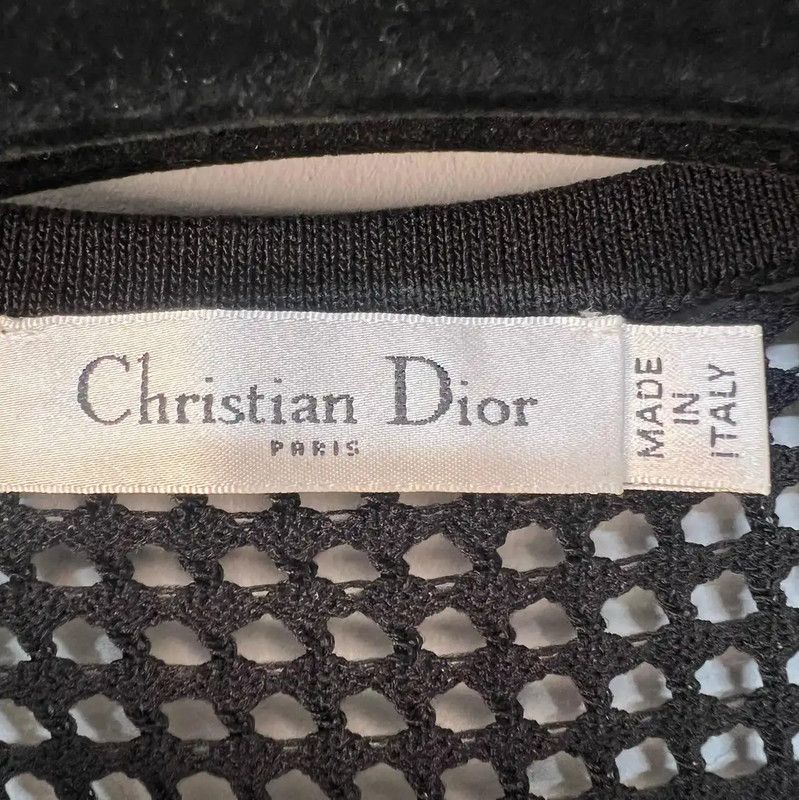 Dior Dior Short-Sleeve Black Poly Summer Tee 0089 Size S / US 4 / IT 40 - 5 Thumbnail