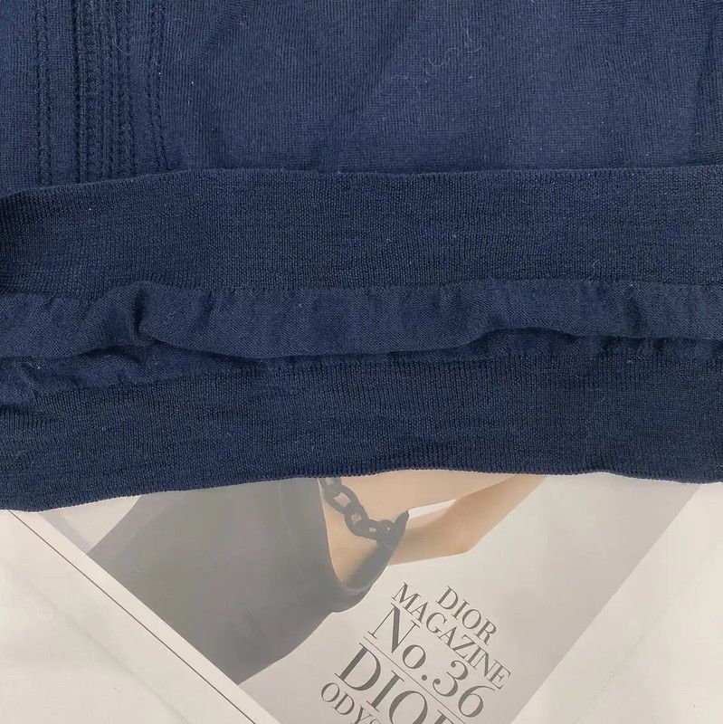 Dior Dior Navy Wool Women's Sweater 0089 Size L / US 10 / IT 46 - 5 Thumbnail