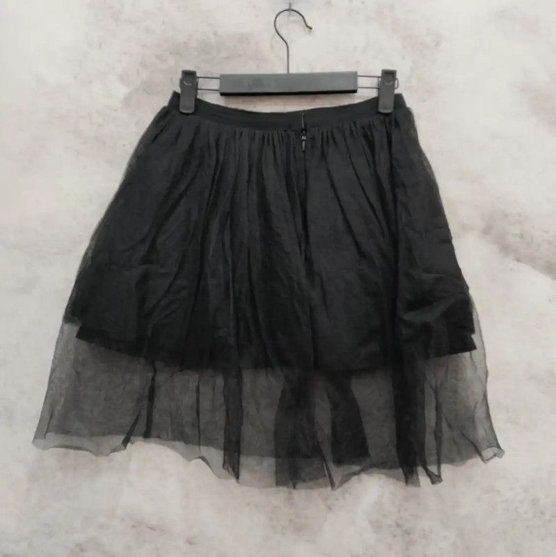Dior Dior Black Cotton Summer Skirt 0089 Size 23" - 2 Thumbnail