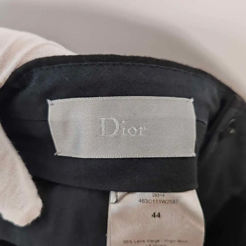 Dior Dior Black Wool Women's Shorts with Color Blocks 0089 Size 27" / US 4 / IT 40 - 3 Thumbnail