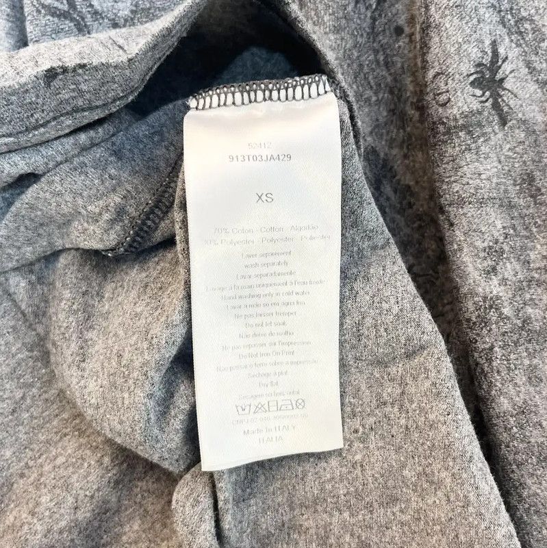 Dior Dior Graphic Print Black Grey T-Shirt 0089 Size XS / US 0-2 / IT 36-38 - 4 Thumbnail
