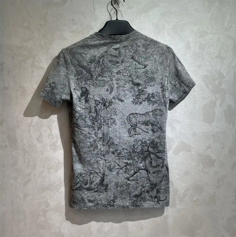 Dior Dior Graphic Print Black Grey T-Shirt 0089 Size XS / US 0-2 / IT 36-38 - 3 Thumbnail