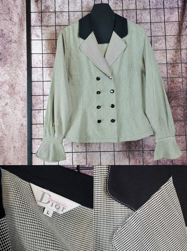 Dior Dior Wool Blend Long Sleeve Top for Women 0089 Size L / US 10 / IT 46 - 3 Thumbnail