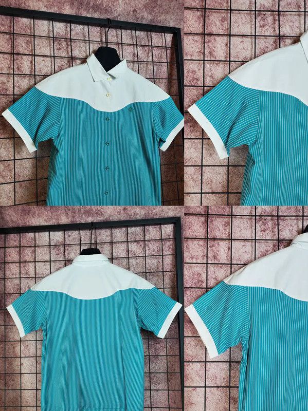 Dior Dior Blue Cotton Embroidered Striped T-Shirt 0089 Size S / US 4 / IT 40 - 4 Thumbnail