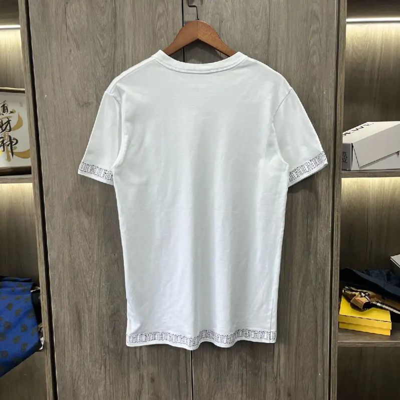 Dior Dior White Leather Women's T-shirt 0089 Size XS / US 0-2 / IT 36-38 - 2 Thumbnail