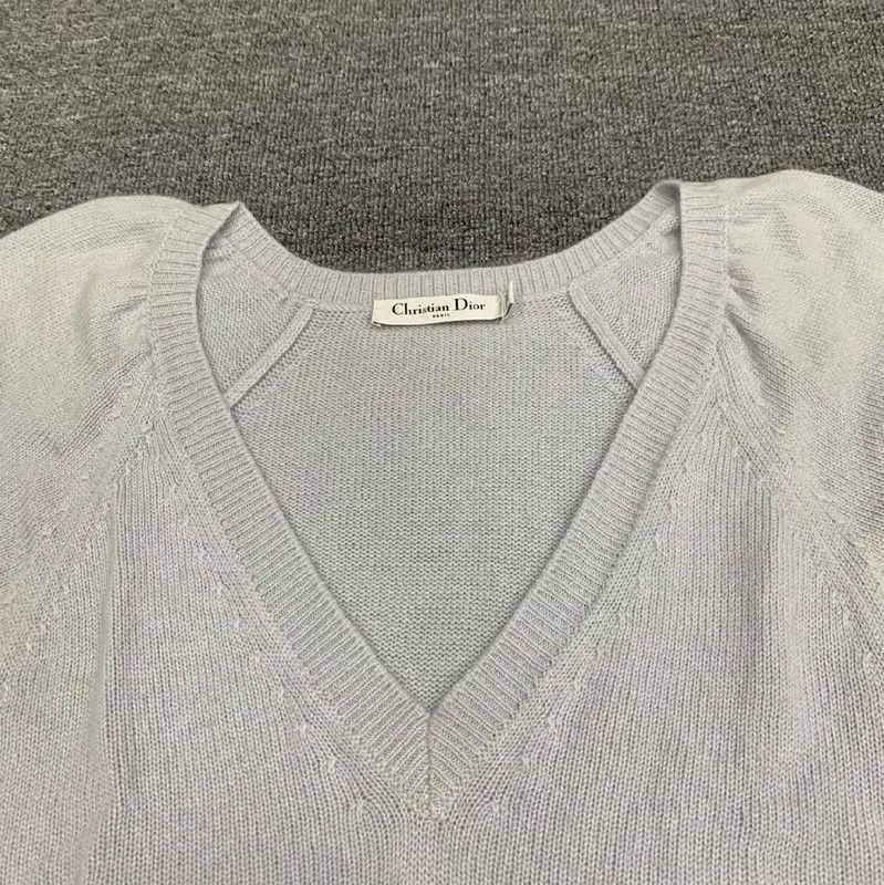 Dior Dior Blue Cotton Women's T-Shirt 0089 Size S / US 4 / IT 40 - 6 Thumbnail