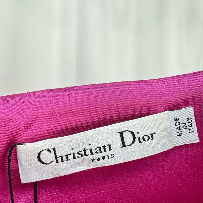 Dior Dior Summer Pink Wool Sleeveless Dress 0089 Size S / US 4 / IT 40 - 5 Thumbnail