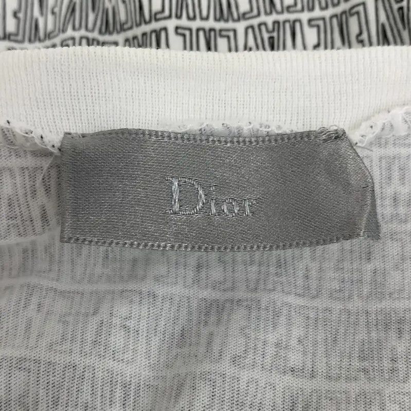 Dior Dior Gray Cotton Women's T-Shirt 0089 Size M / US 6-8 / IT 42-44 - 5 Thumbnail