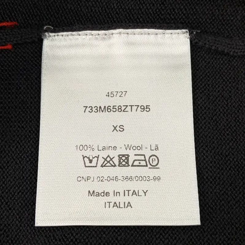 Dior Dior Black Wool Women's Pullover Sweater 0089 Size XS / US 0-2 / IT 36-38 - 6 Thumbnail