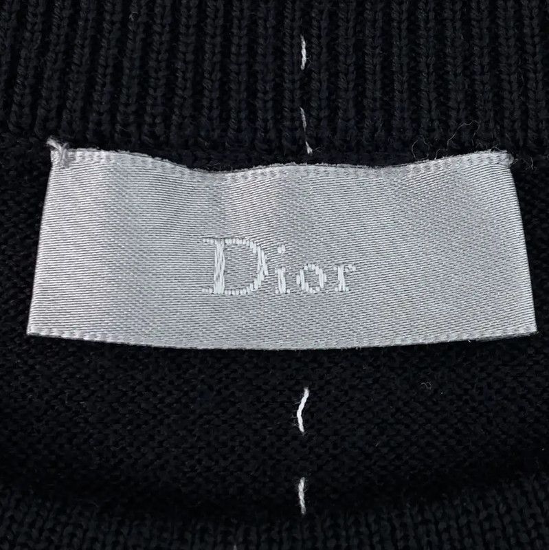 Dior Dior Black Wool Women's Pullover Sweater 0089 Size XS / US 0-2 / IT 36-38 - 5 Thumbnail