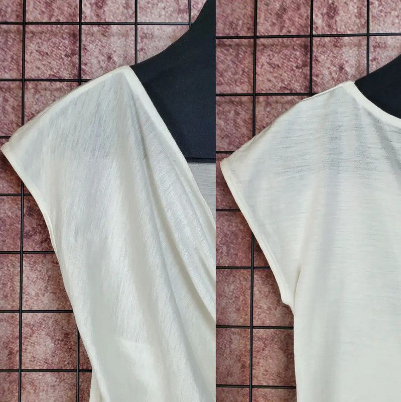 Dior Dior Summer White Linen Blend Short Sleeve Top 0089 Size L / US 10 / IT 46 - 7 Thumbnail