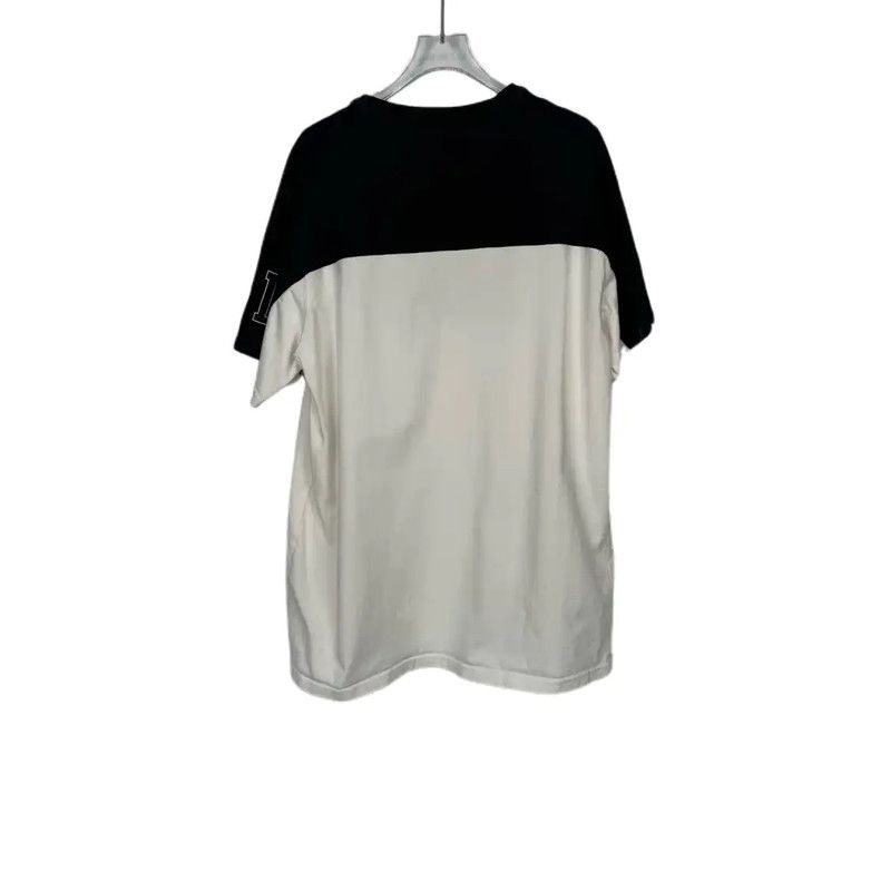 Dior Dior Women's Black and White Cotton T-Shirt 0089 Size XL / US 12-14 / IT 48-50 - 2 Thumbnail