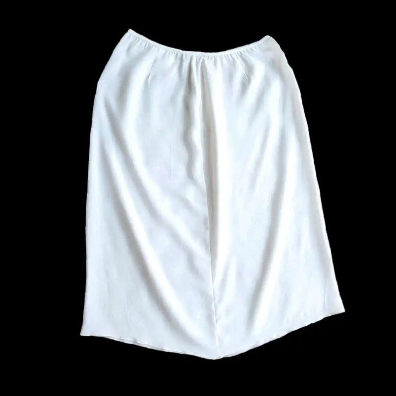 Dior Dior Elegant White Lace Mid-length Skirt 0089 Size 22" - 8 Thumbnail