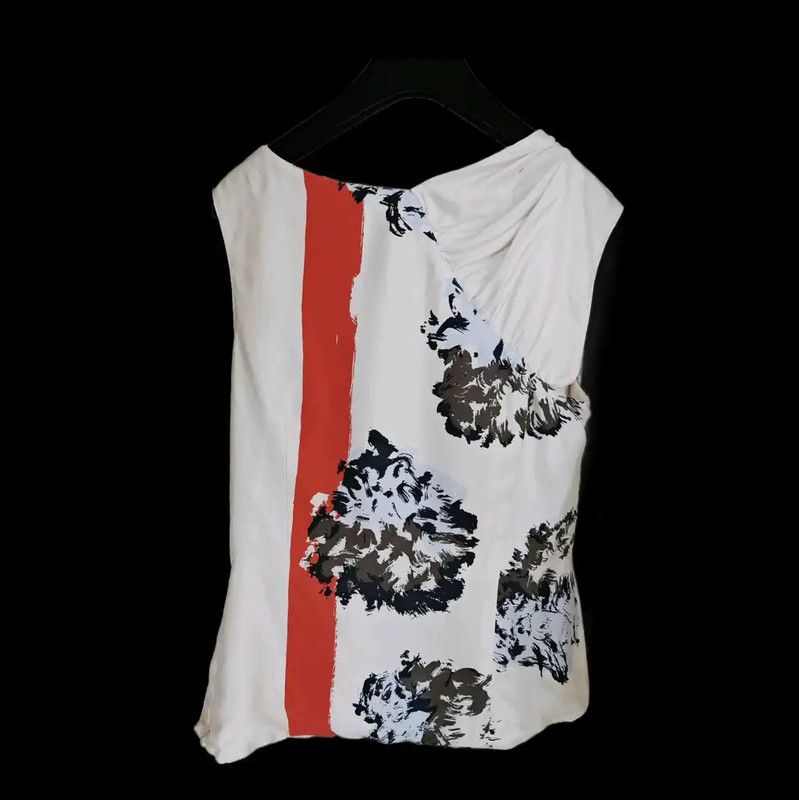 Dior Dior Summer Multicolor Silk Print Blouse 0089 Size M / US 6-8 / IT 42-44 - 9 Thumbnail