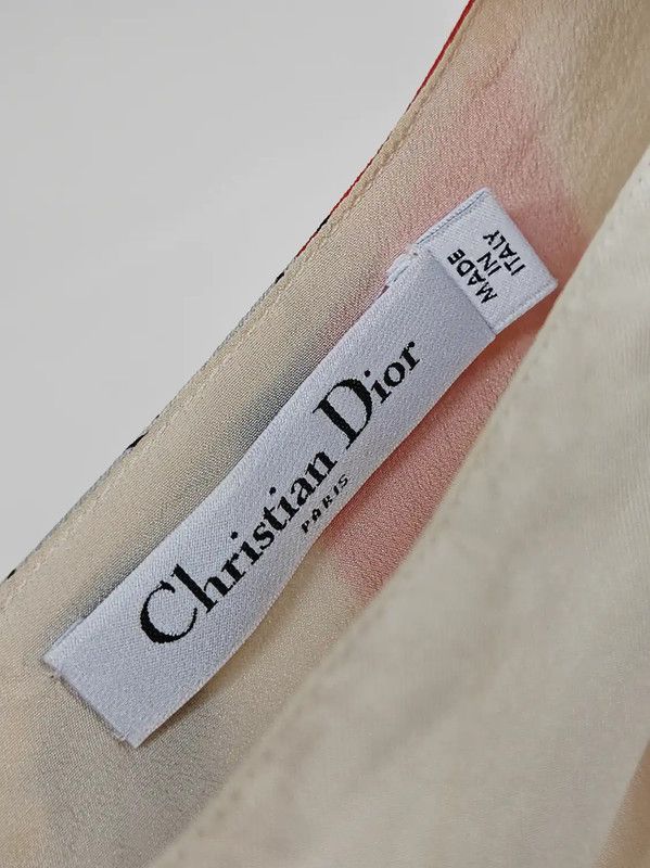 Dior Dior Summer Multicolor Silk Print Blouse 0089 Size M / US 6-8 / IT 42-44 - 5 Thumbnail