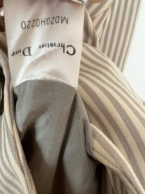 Dior Dior Striped Cotton Women's Jacket in Size L 0089 Size L / US 10 / IT 46 - 4 Thumbnail