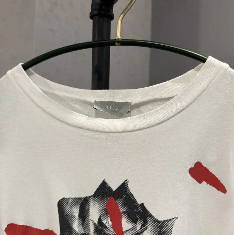 Dior Dior White Cotton T-Shirt for Women 0089 Size S / US 4 / IT 40 - 4 Thumbnail