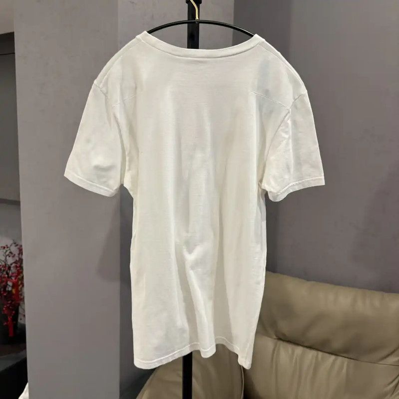 Dior Dior White Cotton T-Shirt for Women 0089 Size S / US 4 / IT 40 - 2 Thumbnail