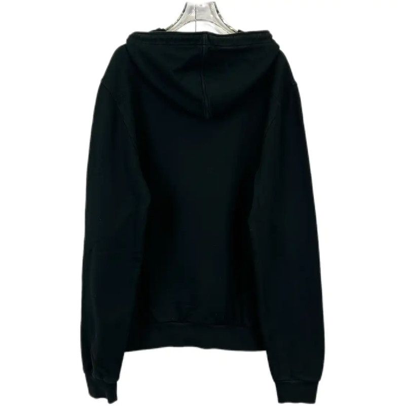 Dior Dior Black Cotton Long Sleeve Hoodie for Women 0089 Size XL / US 12-14 / IT 48-50 - 2 Thumbnail