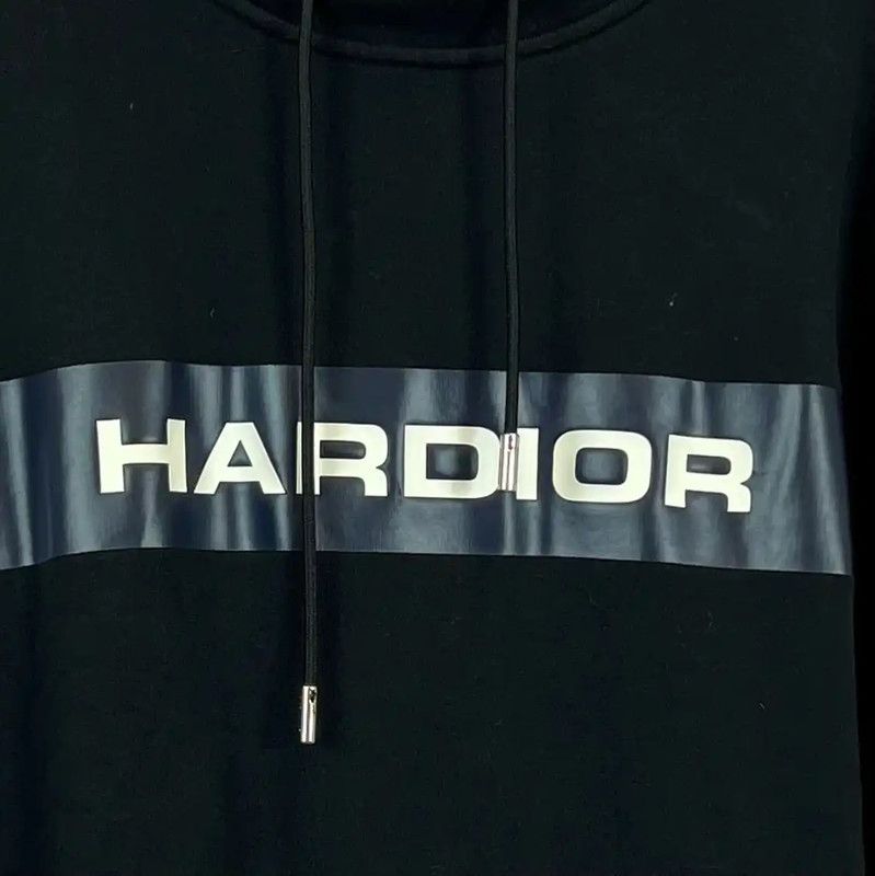 Dior Dior Black Cotton Long Sleeve Hoodie for Women 0089 Size XL / US 12-14 / IT 48-50 - 4 Thumbnail