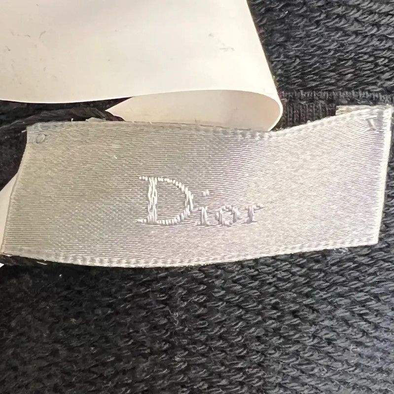 Dior Dior Black Cotton Long Sleeve Hoodie for Women 0089 Size XL / US 12-14 / IT 48-50 - 5 Thumbnail