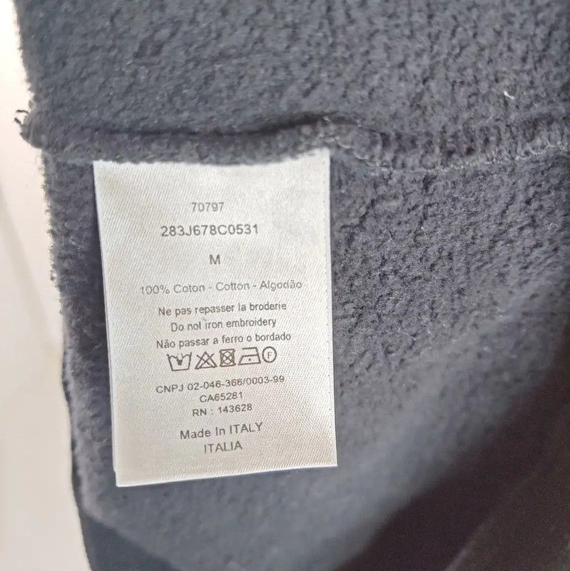 Dior Dior Black Cotton Logo Hoodie for Women 0089 Size M / US 6-8 / IT 42-44 - 4 Thumbnail
