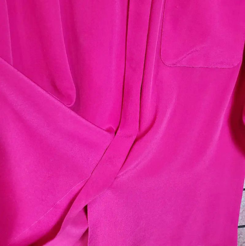 Dior Dior Pink Silk Dot Long Sleeve Blouse 0089 Size M / US 6-8 / IT 42-44 - 10 Thumbnail