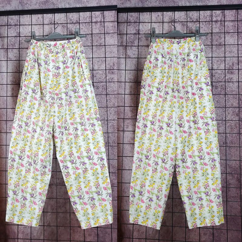 Dior Dior Summer Floral Print Casual Pants 0089 Size 23" - 2 Thumbnail
