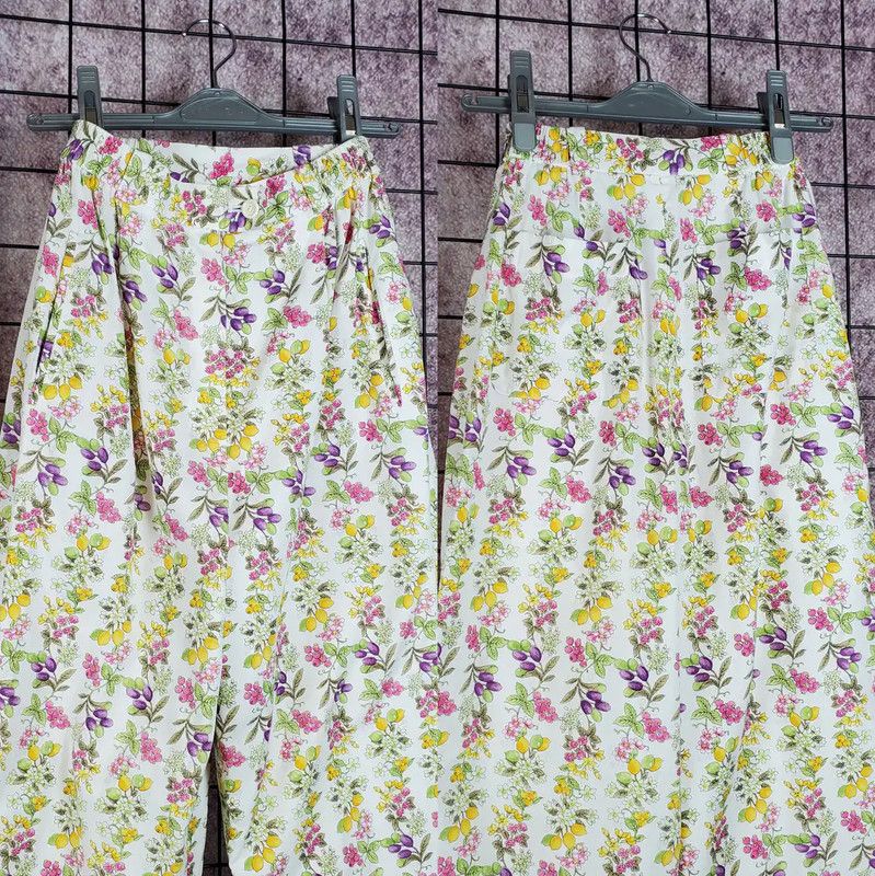Dior Dior Summer Floral Print Casual Pants 0089 Size 23" - 3 Thumbnail
